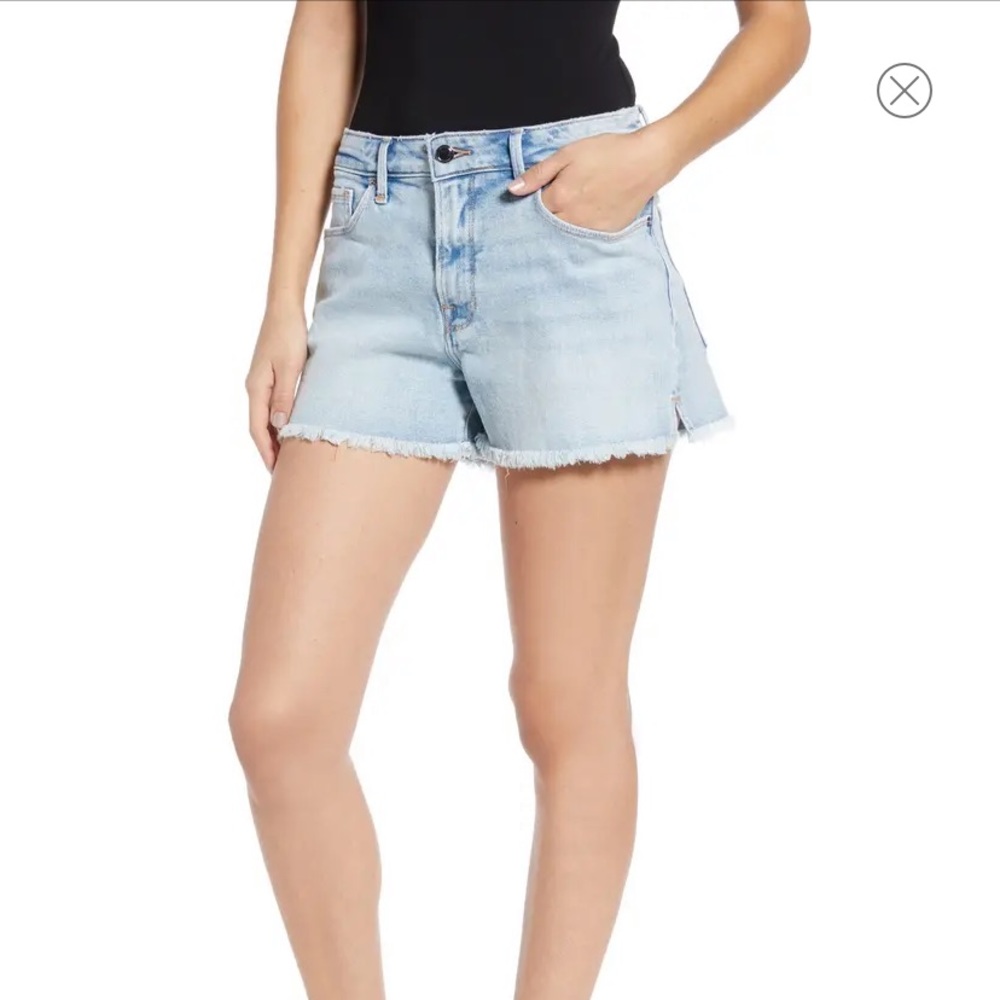 Good American denim shorts